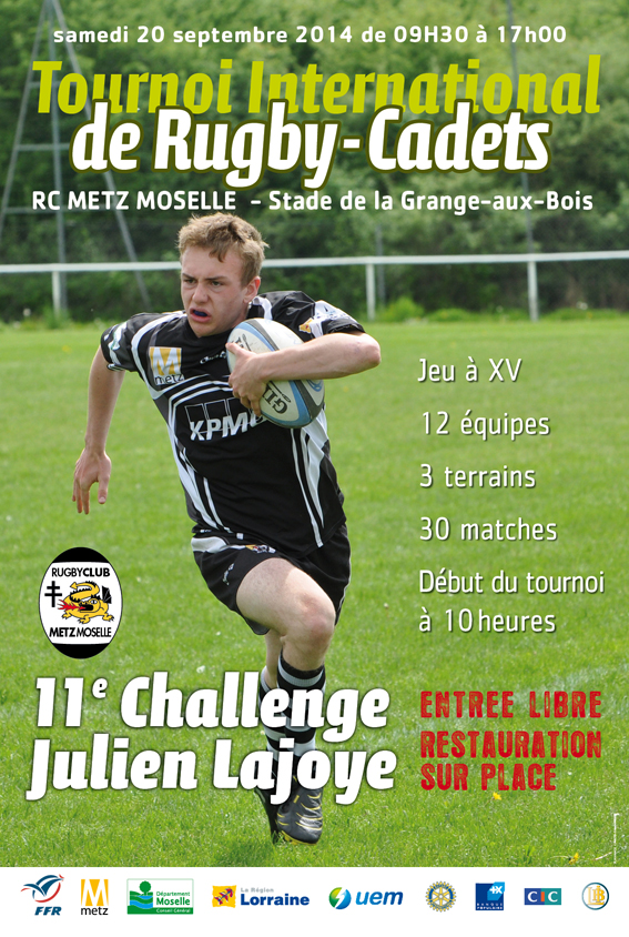 Affiche du Challenge Julien Lajoye 2014