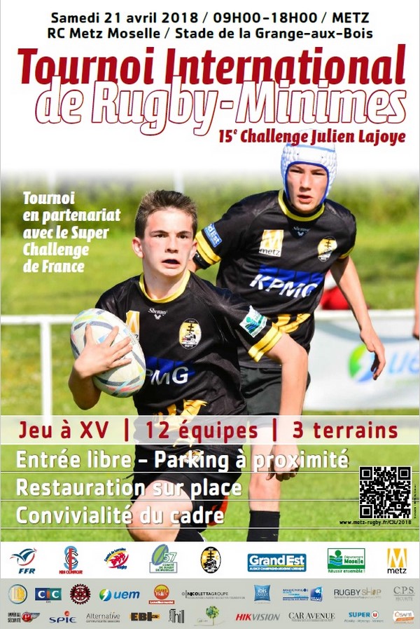 Affiche du Challenge Julien Lajoye 2018