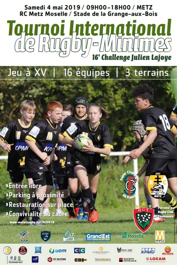 Affiche du Challenge Julien Lajoye 2019